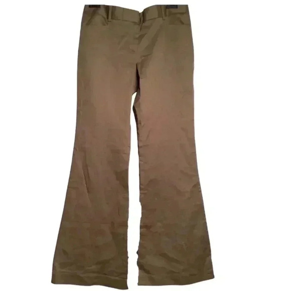 Express Women's Brown Slacks - Size 6r - Wide Leg - Picture 2 of 11